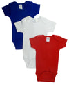 Red Bodysuit Onezies (Pack Of 3)