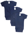 Navy Bodysuit Onezies (Pack Of 3)