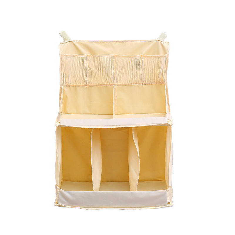 Baby and infant supplies baby crib storage hanging bag diaper feeding bottle storage bag factory direct baby crib three-dimensional bed hanging bag