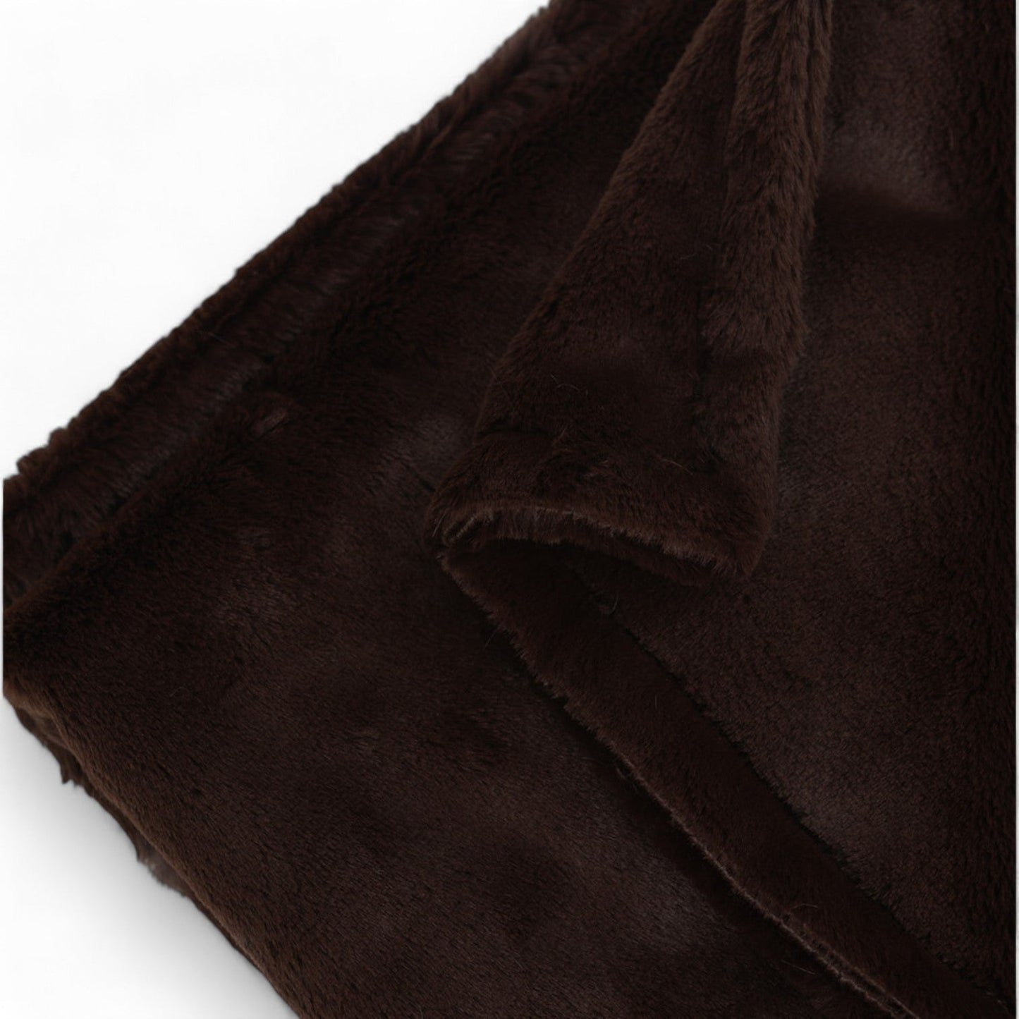 Luxury Baby Blanket in Luxe Plush, Chocolate