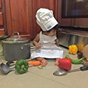 CHEFSKIN Baby Toddler White Chef Hat Adjustable Fits Babies 12-36 Mos
