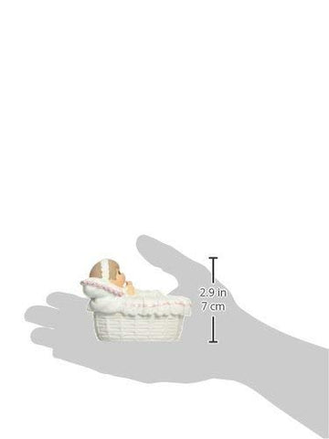 Precious Moments Baptism Rosary With Box For Girl | Baptized In His Name Resin Box With Rosary | Baptism Gift For Girl