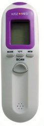 Kidz-Med Veratemp 5-In-1 Non-Contact Thermometer #11900 With Pacifier Medicine Dispenser