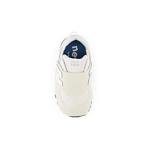 New Balance Baby 574 New-B V1 Hook And Loop Sneaker, Nimbus Cloud/White, 2 X-Wide Us Unisex Infant