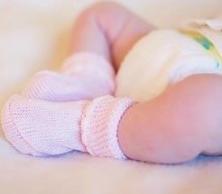 Nurses Choice Pink Newborn Baby Socks Includes 6 Pairs Of Cotton Socks