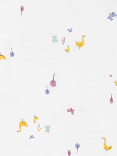 Simple Joys By Carter'S Baby Girls Short-Sleeve Bodysuit Shirt, Violet/Pink/Butterfly, 3-6 Months Us