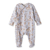 Wild Wrangler/Blue Western Baby Boy Bamboo Zipper Romper