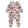 Cowboy Western Spirit Baby Boy Bamboo Zipper Romper