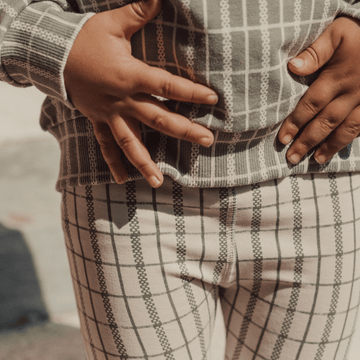 The Printed Legging - Sage Check