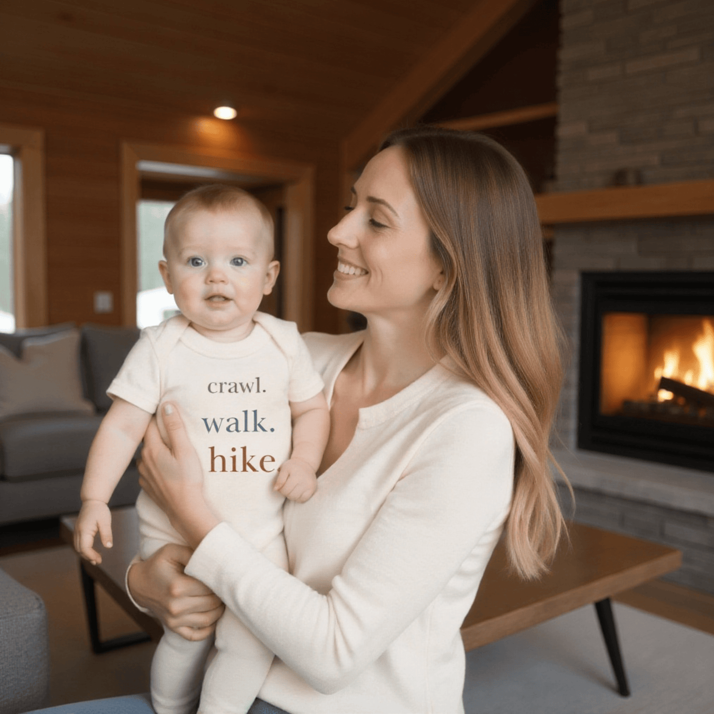 graphic bodysuit | crawl walk hike