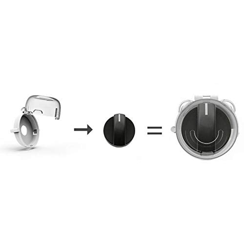 4 Pack Kids Stove Knob Covers Gas Shield Protection Locks For Kids Safe Proof Universal Guard Cooker Oven Switch Toddler Control