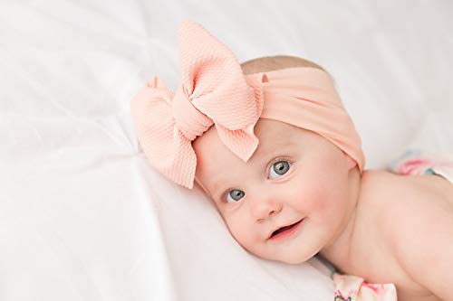 Qandsweet Baby Girl 'S Headbands And Bows Hair Accessories (7Pcs Newest01)