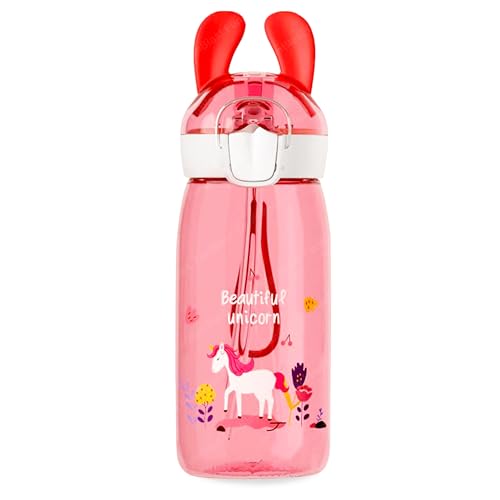 FunBlast Water Bottle for Kids, Unicorn Water Bottle for Girls, Cute Design Water Bottle with Sipper, Sipper bottle for Kids, An