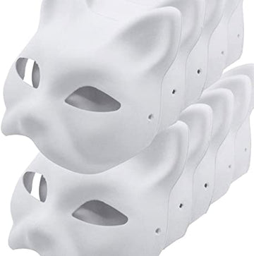 Embolden Jewelry 25 Pack | Cat Masks | Paint Diy Party Favor For Girls | Art Kit For Preschool - Elementary Classroom | Cat Love