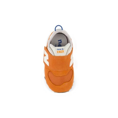 New Balance Baby 574 V1 New-B Hook And Loop Sneaker, Infield Clay/Sea Stone, 4.5 Wide Us Unisex Infant