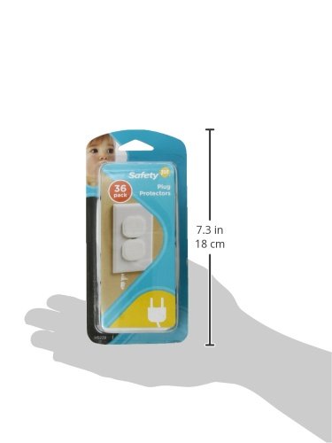 Safety 1St Plug Protectors, 36 Count, White