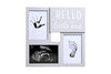 Kate & Milo Babyprints And Sonogram Hello Little One Collage Frame, Baby Handprint, Footprint And Ultrasound Baby Keepsake Frame