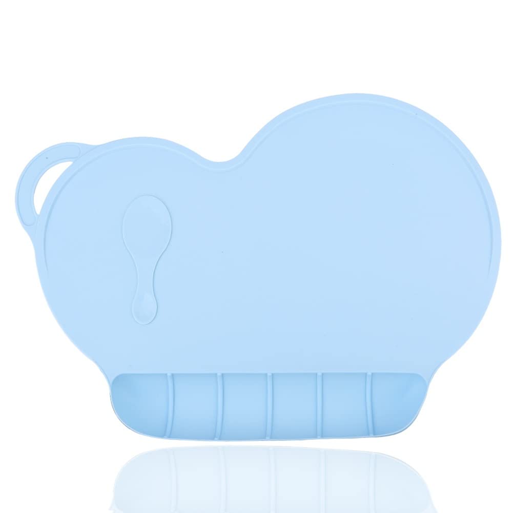 Silicone Baby Placemat - Food Grade Silicone Kids Placemats Reusable Travel Placemat For Kids Tiny Diner Portable Washable Resta