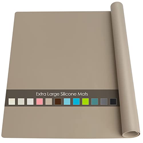 Extra Large Silicone Mat, Kitchen Counter Mat Placemats For Kids Silicone Mats For Countertop, Nonstick Silicone Table Mat For P