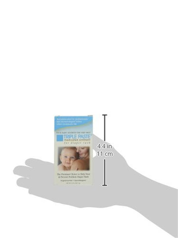 Triple Paste Medicated Ointment For Diaper Rash, 2 Ounce
