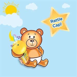 Ricitos De Oro Honey Bee Shampoo Baby Cleansing Shampoo Rattle Cap Parabenfree Product For Babys Delicate Hair Hypoallergenic 3-