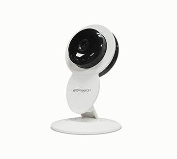 Emerson Wifi Indoor Home Security Surveillance Camera, Two Way Audio, Night Vision, Motion Detection, 1080P, Er108001