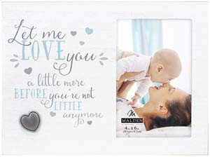 Malden'Let Me Love You.' Baby Photo Frame