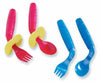 Easieeaters Curved Utensils - Left-Handed Utensils Without Shield