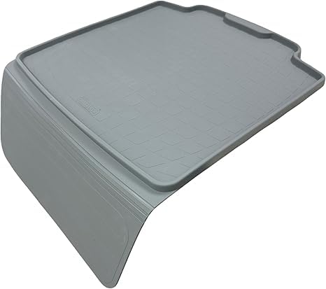 Croc Liner Premium Car Seat Protector With Spill-Resistant And Latch-Compatible Design (Light Gray)