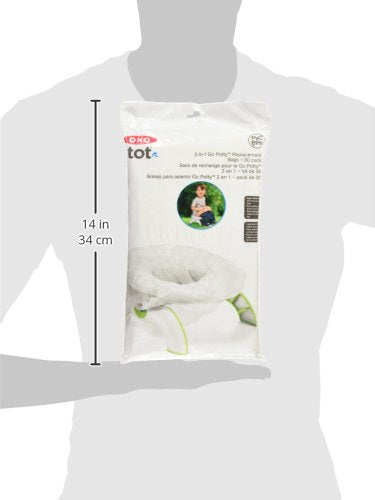 Oxo Tot 2-In-1 Go Potty Refill Bags - 30 Pack