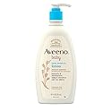 Aveeno Baby Daily Moisture Moisturizing Lotion For Delicate Skin With Natural Colloidal Oatmeal & Dimethicone, Hypoallergenic, F