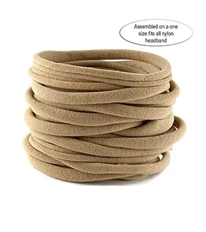 Chicago Baseball Newborn Baby Girl To Toddler Nylon Headband Bow - Made In Usa