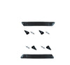 2Pcs Stroller Footrest Replacement Adjustable Stroller Extension and Accessories for Babies Pushchair Seat Liners, Baby Connecto