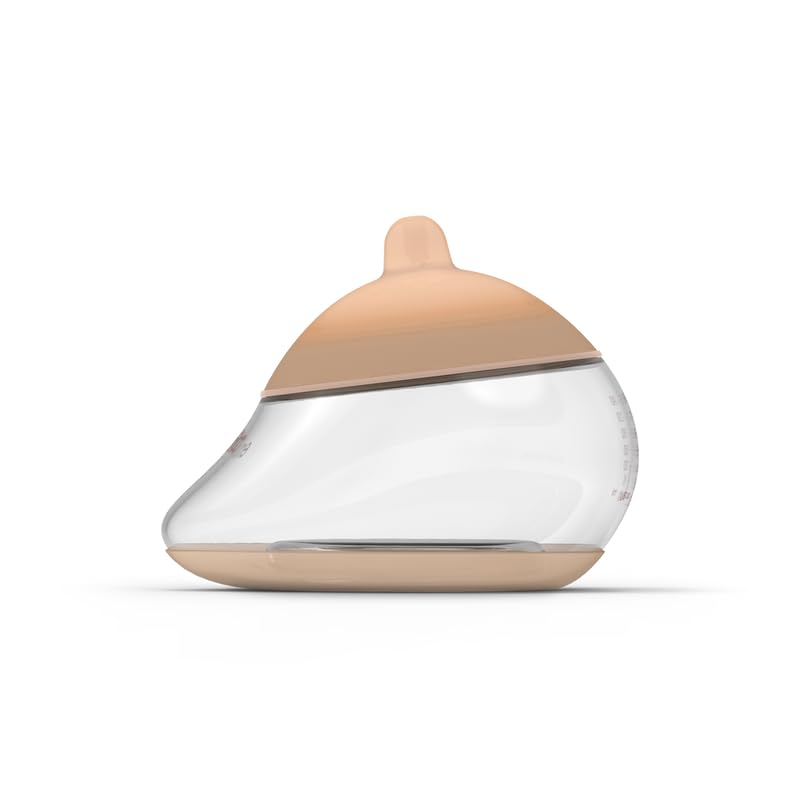 Emulait Anatomy Bottle Breast Shaped Baby Bottle - Light - Shape 2-Responsive Flow Valve