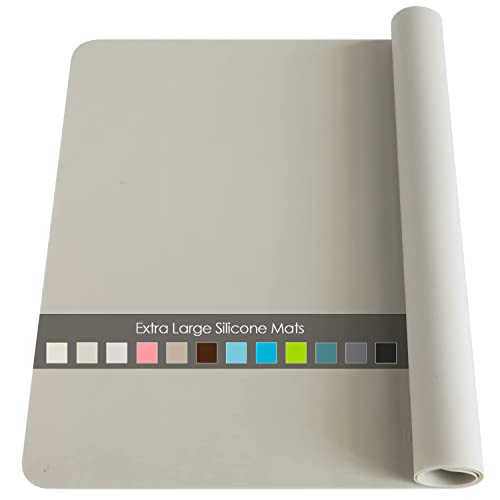 Extra Large Silicone Table Mat, Food-Grade Silicone Mat For Crafts Kids Placemat Desk Countertop Waterproof Protector Heat Insul