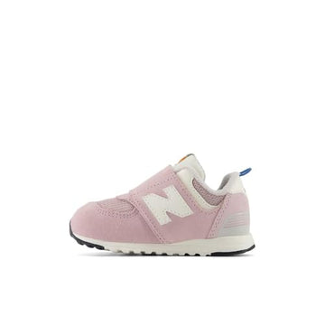 New Balance Baby 574 V1 New-B Hook And Loop Sneaker, Twilight Haze/Sea Stone, 3 Wide Us Unisex Infant