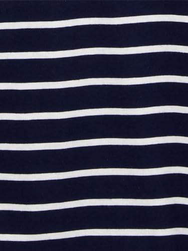 Simple Joys By Carter'S Baby Boys' 3-Pack Short-Sleeve Tee Shirts, Blue Heather/Grey Heather Dots/Navy Stripe, 4