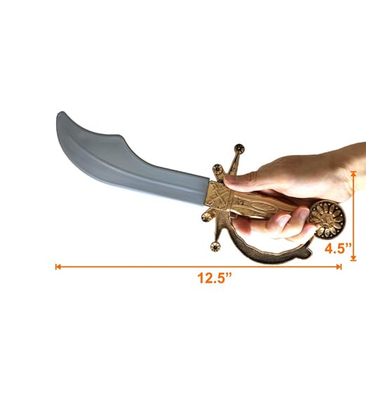 Giftexpress Kids Pirate Costume - 10 Piece Deluxe Halloween Accessories Role Play Set