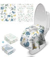 Blissful Diary Toilet Seat Covers Disposable, 20 Pcs Extra Large Waterproof Toilet Seat Cover For Toddler Potty Training, Kids T