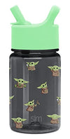 Simple Modern Star Wars Baby Yoda Grogu Kids Water Bottle Plastic Bpa-Free Tritan Cup With Leak Proof Straw Lid | Durable For To