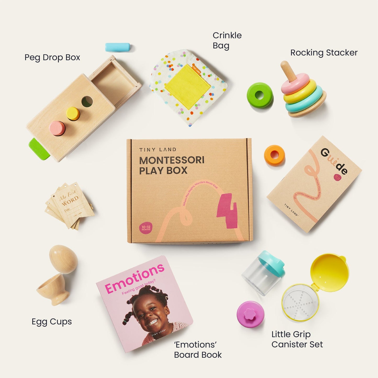 Tiny Land® Montessori Early Skills Baby Set(7–12 months)