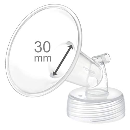 Maymom Wide Neck Pump Part For Spectra S1 Spectra S2 Spectra 9 Plus Breastpump; Incl Wide Mouth Flange (One Flange-30Mm Flange);