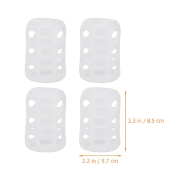 8 Pcs Milk Bottle Sleeves Pigeon Supplies Silicone Bottle Cover Feeding Glass Covers Glass Bottle Sleeves Nursery Bottle Cover F