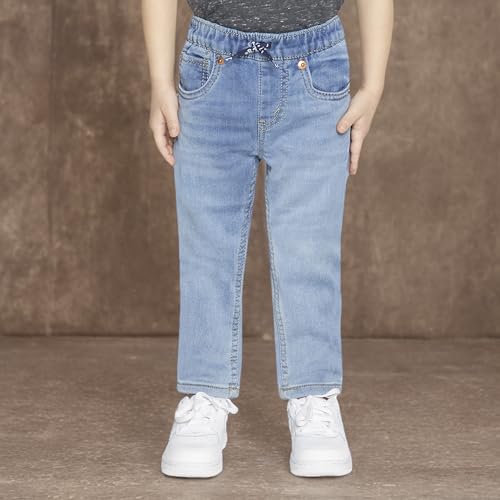 Levi'S Boys' Skinny Fit Pull On Jeans, Pyramids, 3M