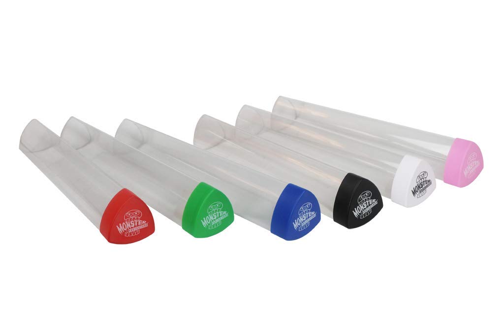 Monster Tcg Gaming Prism Playmat Tube (Green) - Easy In And Out Design- Store Your Card & Rpg Playmats Better- For Pokemon Yugio