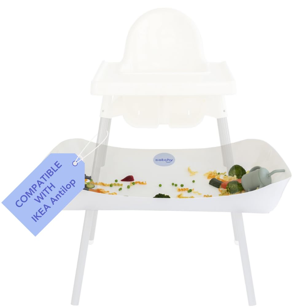 CATCHY - Food Catcher - Compatible with IKEA Antilop High Chair + 11 Other High Chairs - Highchair Sold Separately - Baby & Todd