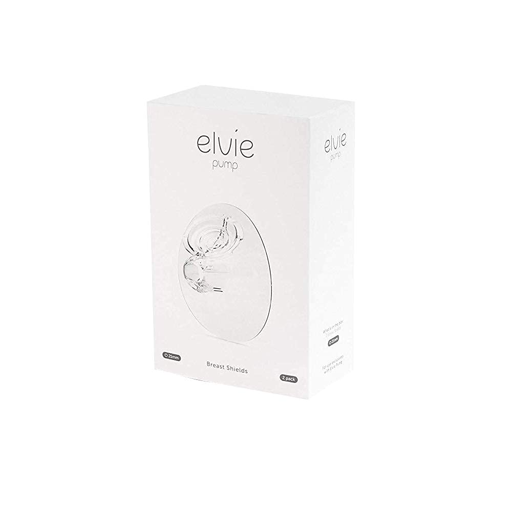 Elvie Pump Breast Shields - 2 Pack Nipple Shield Flange For Pumping Breast Milk | Bpa Free Breast Shells | Breast Pump Bra Compa