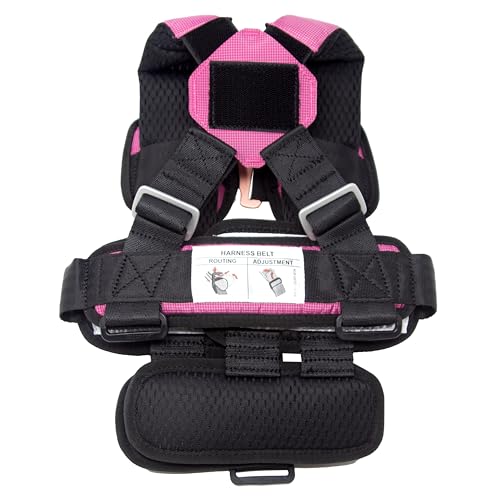 Ridesafer - Extra Small Pink, Lightweight, Compact, Portable Car Seat - Perfect For Travel And Everyday Child Safety