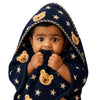 KitMik Fleece/Flannel Baby Hooded Blanket for Newborns | AllSeason UltraSoft Blanket | Infant & Toddler Wrap (02 Years, 8080