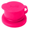 Pura Sport Big Mouth Silicone Sport Top Lid - Plastic-Free, Spill-Leak Proof, Medical-Grade, Fits All Pura Bottle - Pink